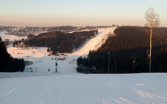Vogtland County: size of the ski resorts – Size Schöneck (Skiwelt)