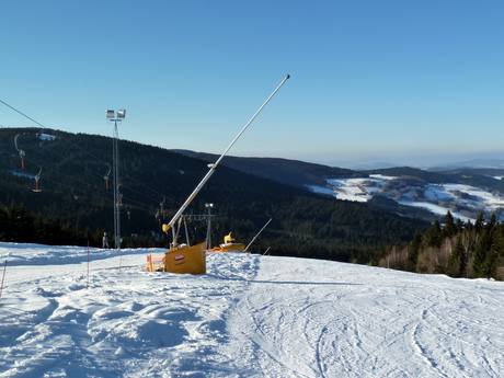 Snow reliability Straubing-Bogen – Snow reliability Markbuchen/Predigtstuhl (St. Englmar)