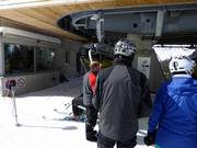 The staff is on hand to assist you when boarding.