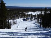 Rödingen slope to the valley station of the six-seater chairlift Ost 6:An