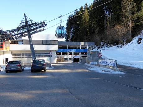 Kitzbüheler Alpen: access to ski resorts and parking at ski resorts – Access, Parking SkiWelt Wilder Kaiser-Brixental