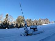 Snowmaking with snow lances at Reiserhang