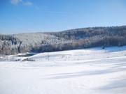 The lower area of the ski resort