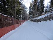 Intermediate slope Rennstrecke