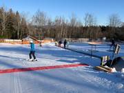 Magic Carpet on the practice slope