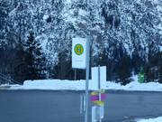 Lechtal Valley ski bus stop