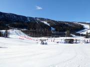 Practice area in front of the Skistar Lodge