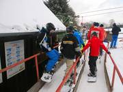 The FIS rules are displayed at the valley station.