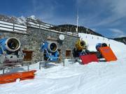 Snow cannons on standby