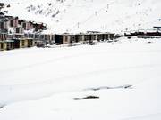 Behind the station: Cross-country ski trails in La Toussuire