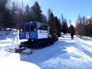 The Alpuschnaager also functions as a gourmet taxi.