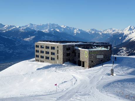 Huts, mountain restaurants  Romandy (Romandie) – Mountain restaurants, huts Crans-Montana