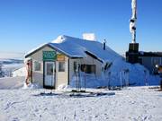 Warming hut at the summit