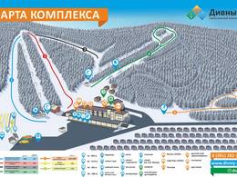 Trail map Divnyi – Divnogorsk