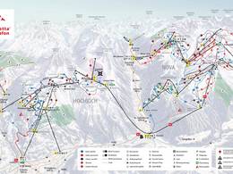 Trail map Silvretta Montafon