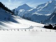 Cross-country ski trails in the Rauris Valley