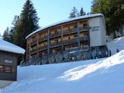 Berghaus Vorab at the mountain station of the gondola lift