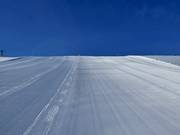 Freshly groomed slope in Tandådalen