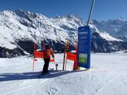 Chronorace at the Remointze platter lift in Zinal