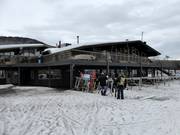 Main lodge at the valley station with various restaurants