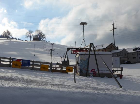 View of the Vögelinsegg ski lift