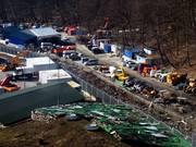 The intensive construction activity before the 2014 Olympic Games