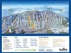 Trail map Pajarito Mountain