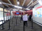 Very well-maintained ticket area