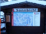 Overview map at the Sonnbichllift