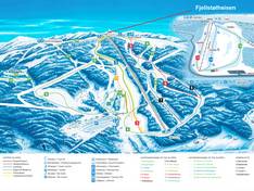 Trail map Valdres Alpinsenter