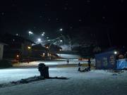 Night skiing