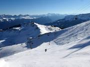 Challenging slope at the Leist