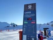 Detailed information at the lift entrance