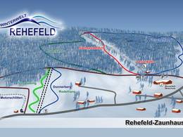 Trail map Rehefeld-Zaunhaus