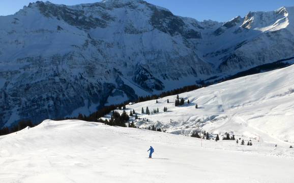 Glarus: size of the ski resorts – Size Elm im Sernftal