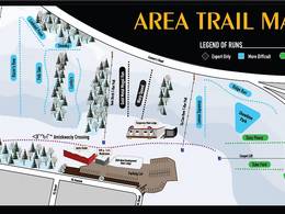 Trail map Edmonton Ski Club