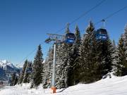 Ehrwalder Almbahn - 8pers. Gondola lift (monocable circulating ropeway)