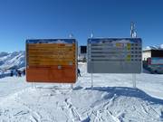 Detailed signage at Salober