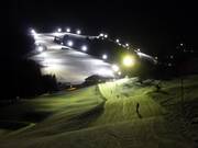 Night skiing