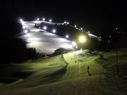 Night skiing Söll