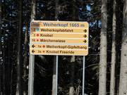 Information board on the Weiherkopf