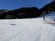 Practice slope at the Bruggerbahn in the valley