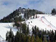 View of the Kläppen ski area