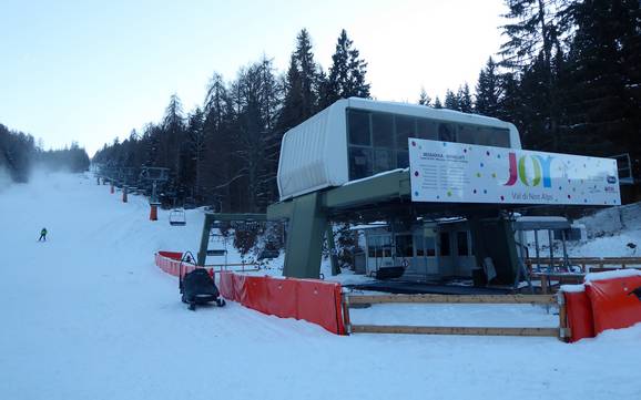 Ski lifts Val di Non (Non Valley) – Ski lifts Mendelpass – Monte Roen