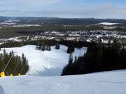 Difficult slope Snövesslan