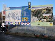 Information board at the valley station
