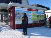 Information board at the valley station