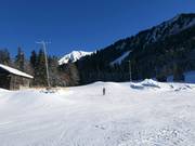 Beginner slope at the Ideallift (Riezlern)