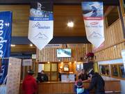 Well-maintained ticket area in the Main Chalet