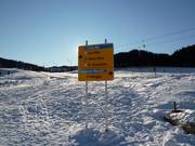 Slope signage in Alta Badia